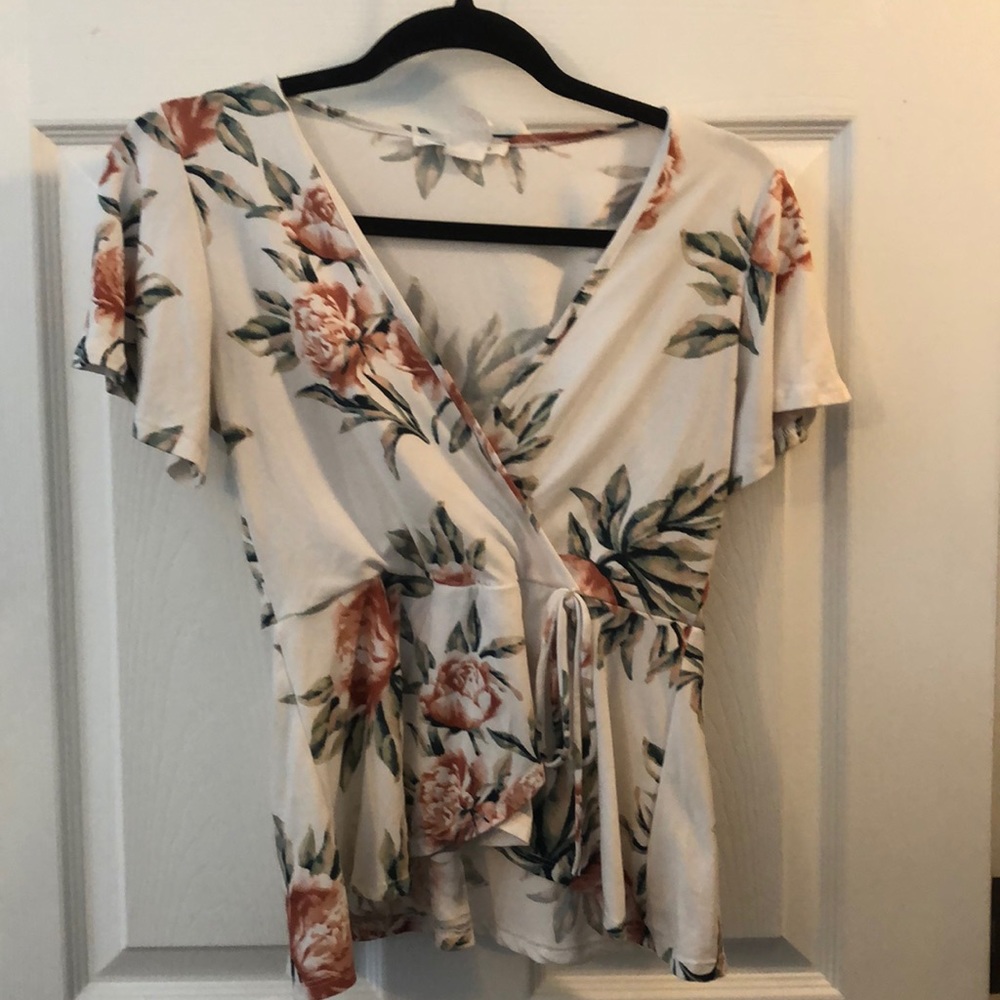 Soft floral top